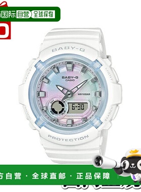 日本直邮BGA-280-7AJF BABY-G CASIO 树脂表带白色 Ana-Digi 女士