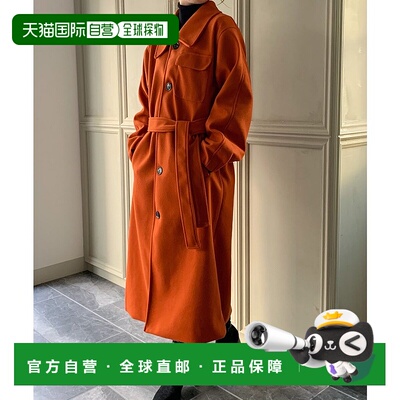 日本直邮JUNOAH 胸袋大翻领长款外套 AM5609EW01178 外套