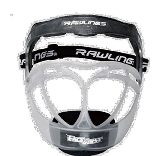 日本直邮Rawlings 女士垒球面罩外野手面罩塑料垒球练习防守面罩