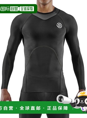 日本直邮SKINS 压缩衣 SERIES-3 男士长袖 黑色