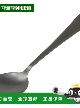 【日本直邮】鹿牌 餐具勺 晚餐勺 不锈钢 黑色 UW-2048户外