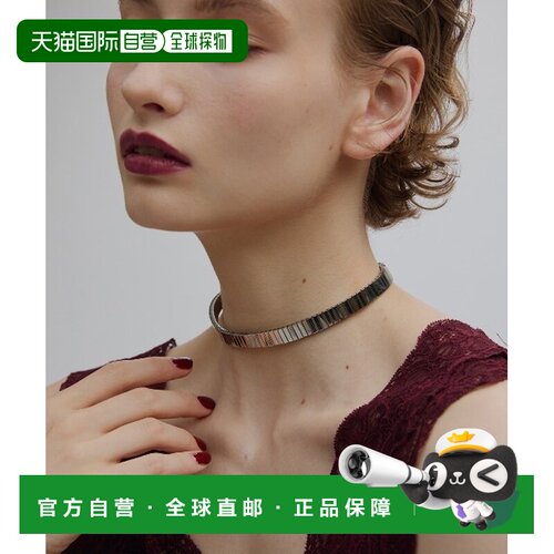 1h可退 日本直邮AMERI 女士 弹力带式极简风choker项链 012621595