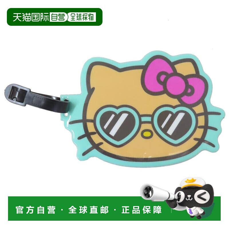 日本直邮Hello Kitty Suntan 系列薄荷绿 PVC 外壳铭牌Sanrio K K