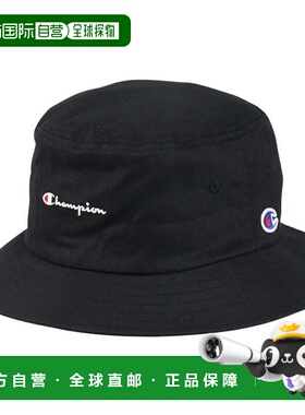 日本直邮CHAMPION HERITAGE 男士斜纹印花黑色帽子 58cm C8-B714C