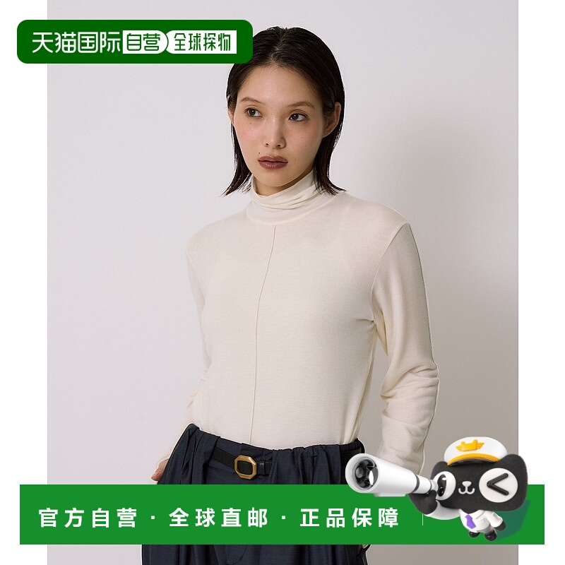 1h可退 日本直邮UNITED TOKYO 女装 羊绒真丝混纺 修身半高领针织