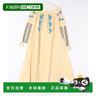 1h可退 日本直邮欧州航路 女士 刺绣连衣裙维希瓦卡风格 LIA6202