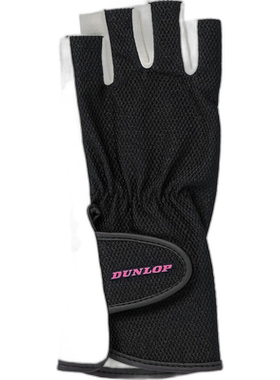 日本直邮DUNLOP 网球女式硅胶印花手套半型双手套装 TGG-0137W 网