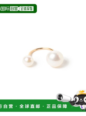 1h可退 日本直邮RACKETS 珍珠弧形戒指 61423653464