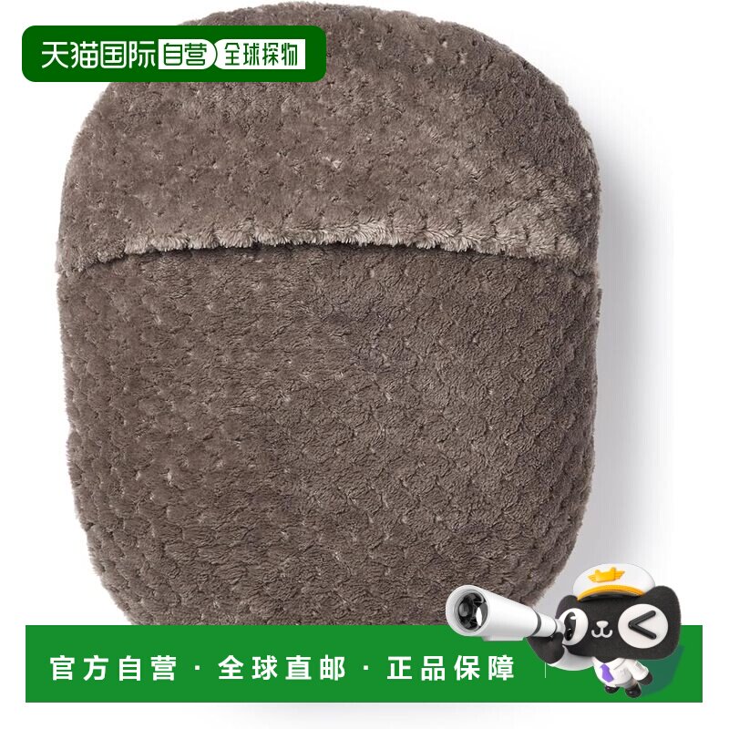 日本直邮MUJI 暖纤维鹿子热水袋套 大号/棕色 约 34 x 27 厘