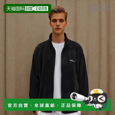 1h可退 日本直邮FreshService 男士宽松剪裁立领天鹅绒夹克外套 F