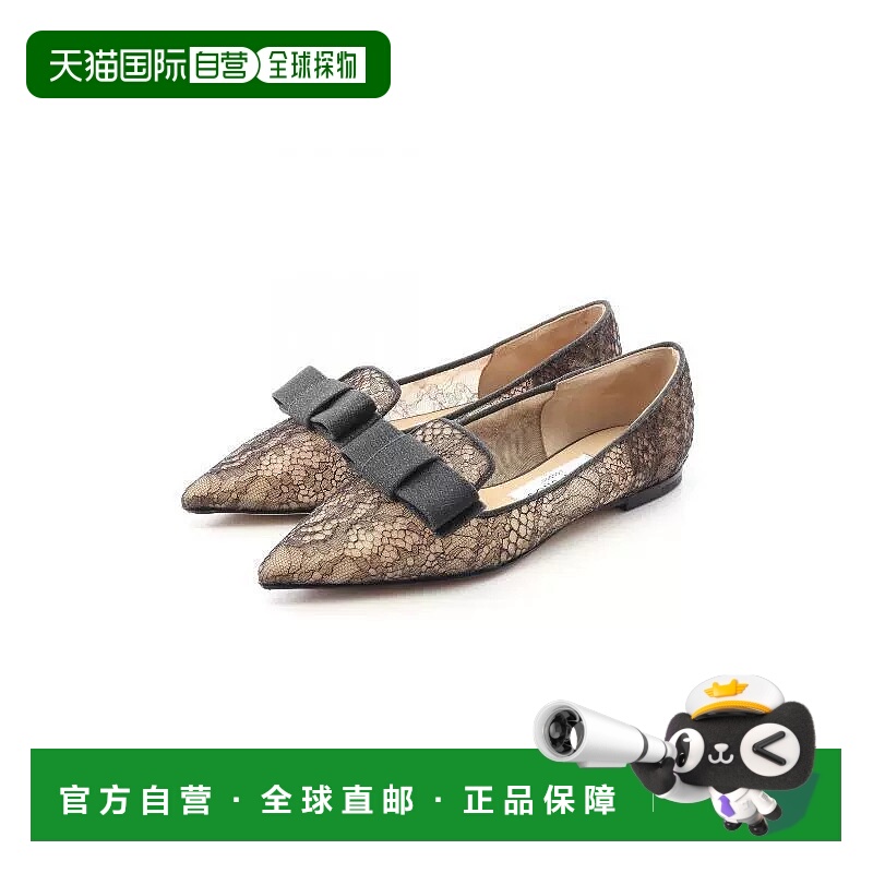日本直邮中古Jimmy Choo吉米周女A级95新shoes鞋履羊皮鞋黑色