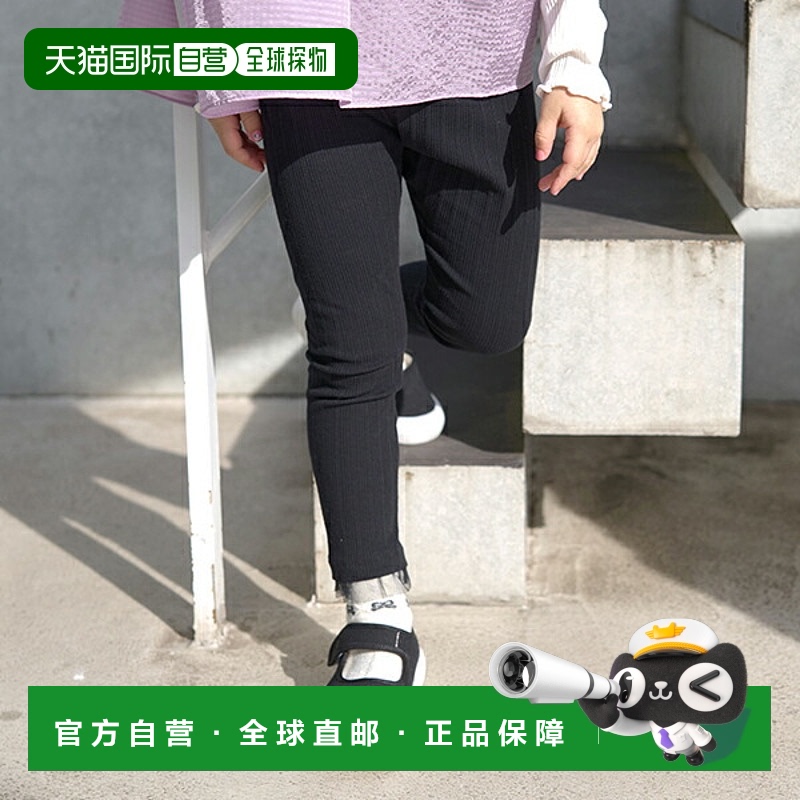 日本直邮Lycee mine 9/10 长度薄纱下摆紧身裤女童青少年打底裤