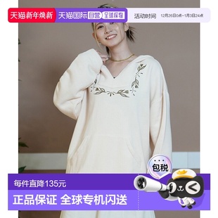 女士刺绣设计宽松连帽卫衣 FEMME RF24FW25 日本直邮RIKKA 1h可退