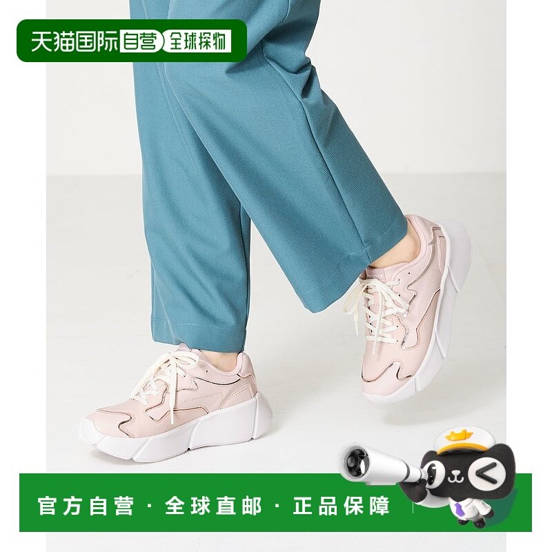 日本直邮Oriental Traffic 金属线条厚底运动鞋 [OT3727 OR526BW0