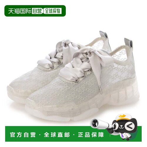 日本直邮RANDA 透明字母运动鞋 RA041BW016120 黑色厚底