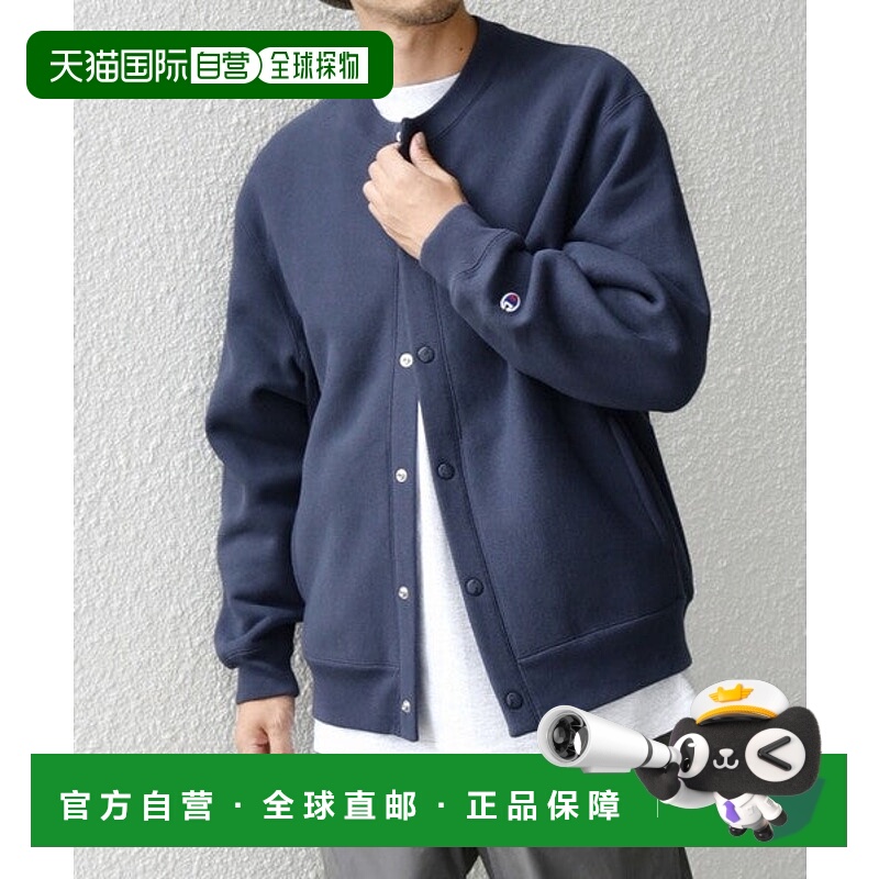 日本直邮Champion 反向织纹圆领开衫[85011686]