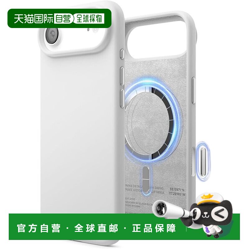 【日本直邮】elago iPhone Air MagSafe硅胶耐冲击手机壳 白色图片