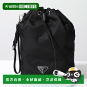 Prada 小袋 1NS369 日本直邮PRADA R067 女士再生尼龙腕带三角徽