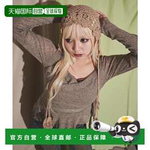 1h可退 日本直邮DISPARK女装春夏新款叠穿设计 frill 风格上衣 DI