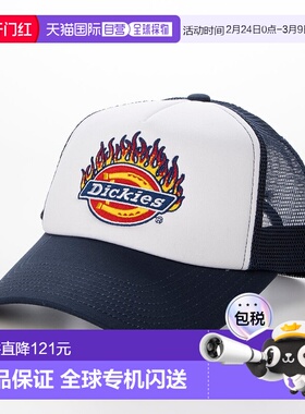 日本直邮Dickies EX FIRE ICON MESH CAP 棒球帽 [D0029EM003050]