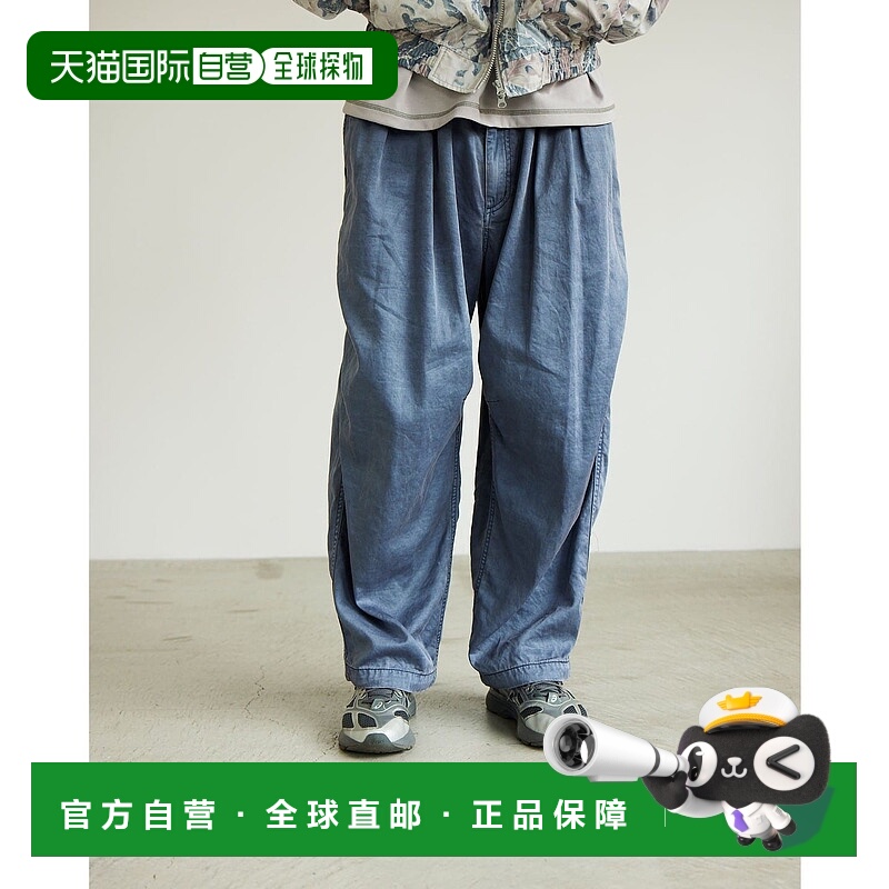 1h可退 日本直邮BEAMS男士宽松直筒裤11241780791运动休闲高街流