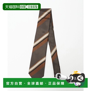 1h可退 日本直邮UNITED ARROWS 男士 多彩条纹真丝领带 133460000