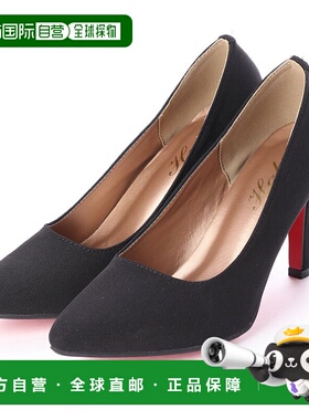 【日本直邮】Italico 红色鞋底无痛尖头正装高跟鞋（黑色 Do Cres