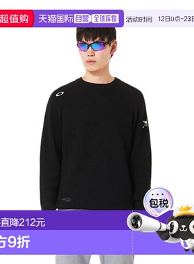 日本直邮OAKLEY 骷髅表面长袖圆领毛衣 高尔夫服装 [FOA408270-02