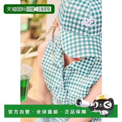 日本直邮Rienda 格纹帽 GRN [RI3465EW25588] 绿色