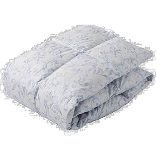 【日本直邮】Nishikawa西川 羽绒被 蓝 单人 法式白鸭绒85% 日本