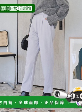 日本直邮KOBE LETTUCE 弹力宽松锥形长裤 常规长度 [M3984] 裤子