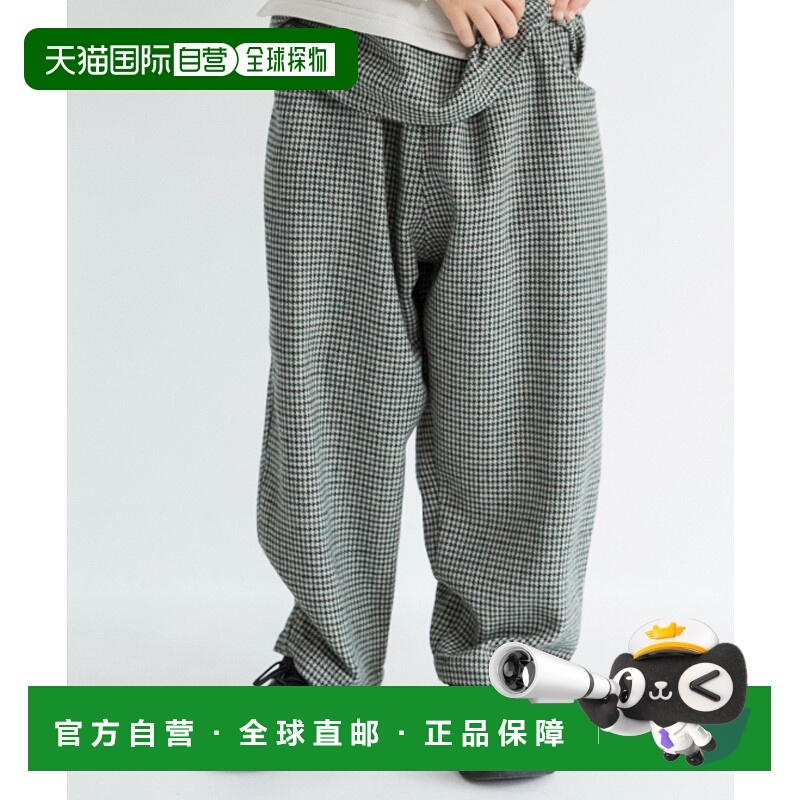 1h可退 日本直邮BRANSHES 儿童 宽松腰围设计 休闲长裤 半拉链 11