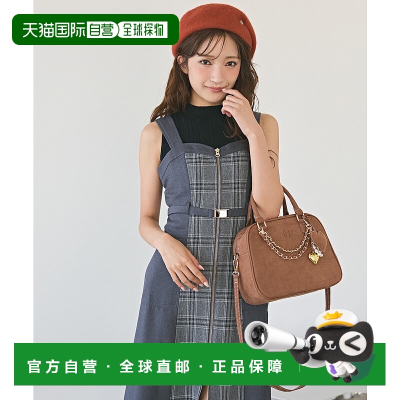 1h可退 日本直邮REDYAZEL 女士 2WAY 方形链条包 皮质蟒纹 200225