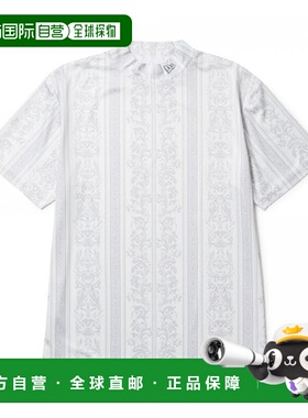 日本直邮NEW ERA 短袖珠地网眼中领 T恤头巾全身白色高尔夫 14391