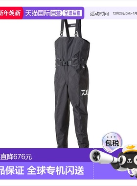 日本直邮DAIWA 达亿瓦涉水裤 RW-4302R-T 紧身放射状涉水裤黑色 L