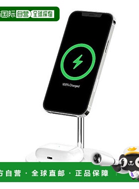 【日本直邮】Belkin贝尔金 无线充电器MagSafe认证白色 WIZ010dqW