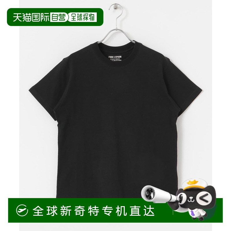 1h可退 日本直邮FORK&SPOON 女士纯棉短袖T恤 DFA521V064