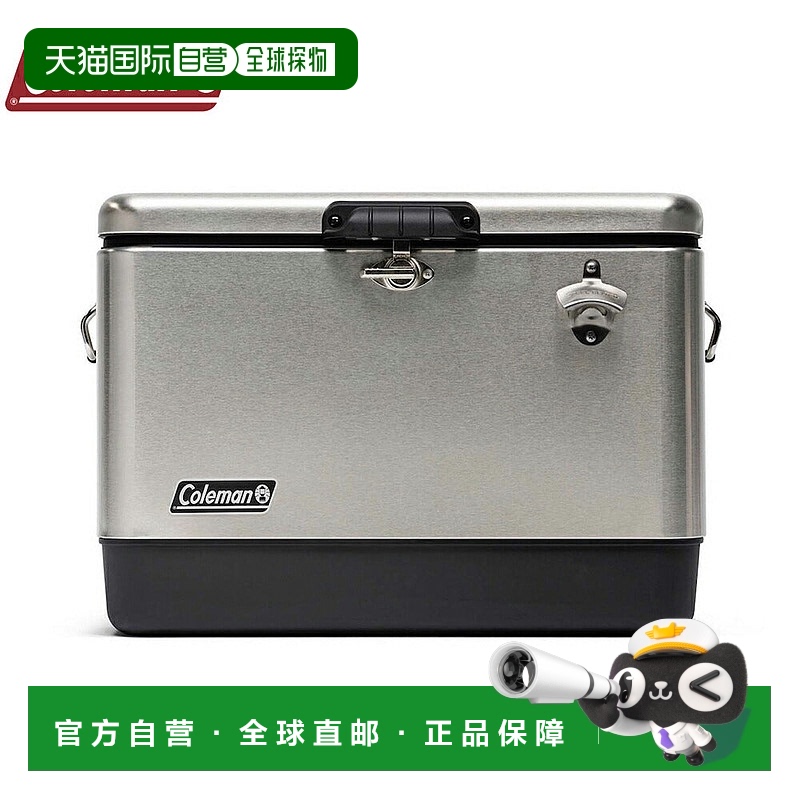 日本直邮 Coleman 51L不锈钢皮带R款保冷箱 适合露营休闲使用 [21