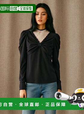 1h可退 日本直邮axes femme 女士2WAY蝴蝶结上衣 TY31X70