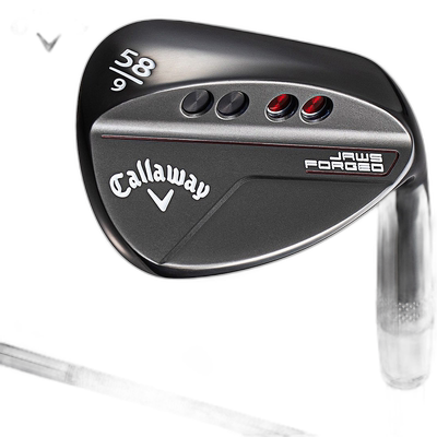 日本直邮Callaway JAWS FORGED 挖起杆木炭黑表面钢杆身