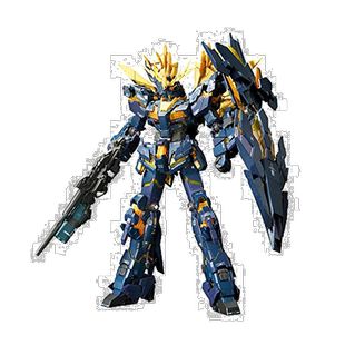 万代RG机动战士高达UC独角兽高达2号机报丧女妖手办