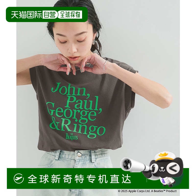 1h可退 日本直邮THE BEATLES 女士 图案印花无袖T恤 2025CGUM3535