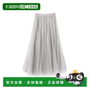 日本直邮日潮 GRL 蓬松长款薄纱裙 at118裙子休闲运动半身裙a字裙