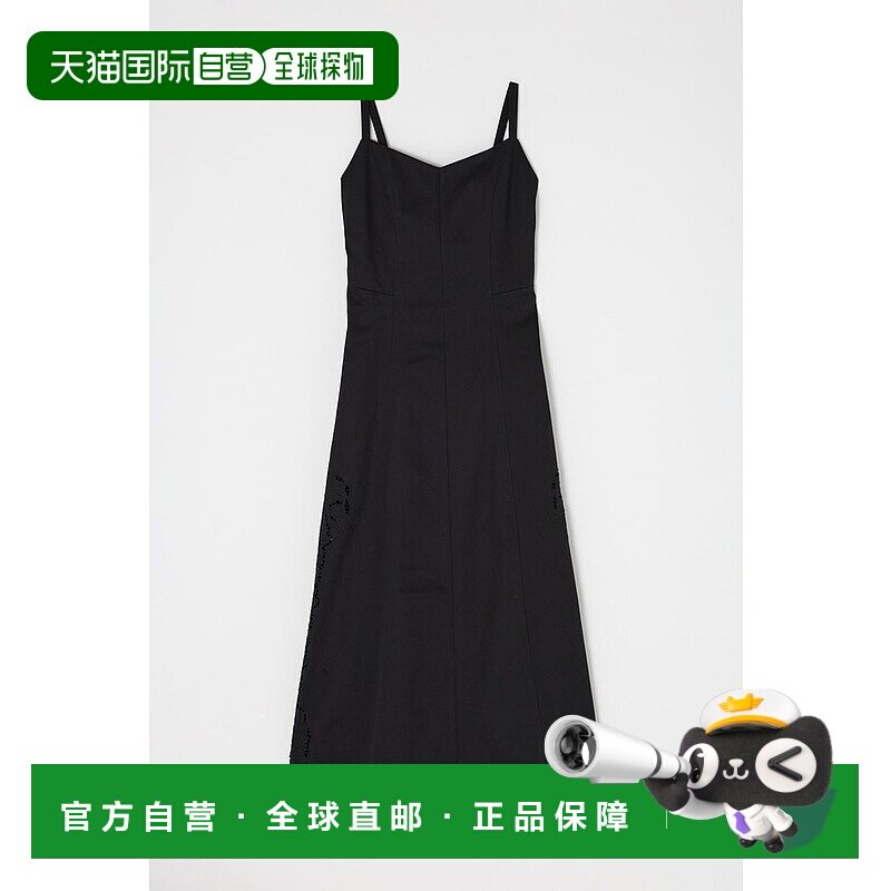 日本直邮MOUSSY 有机棉裁剪刺绣吊带连衣裙 RED [MO1164EW036757]