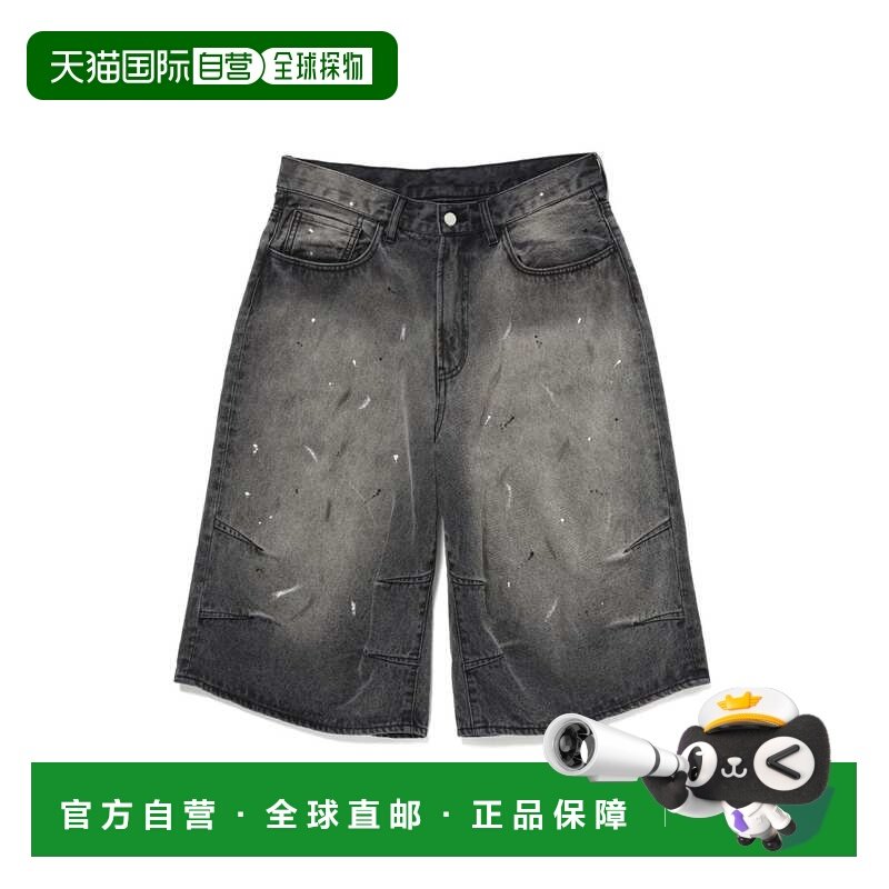 1h可退 日本直邮BEAMS男装 宽松直筒四分画家牛仔裤 复古做旧设计,男装,牛仔裤,淘宝优惠券,粉丝福利购,淘宝优惠卷