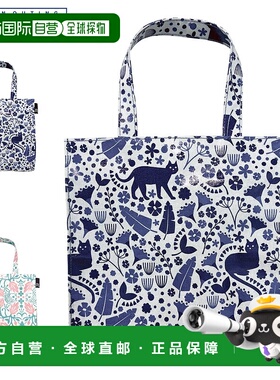 日本直邮ROOTOTE 手提包 EU 方形层压 R 女款轻便蓝粉色 1025