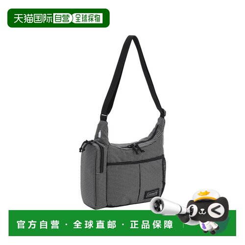 日本直邮Coleman Walker 酷炫单肩包 A5 6L 黑色斜挎包
