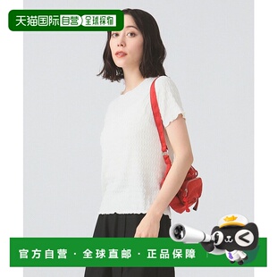 T恤 1h可退 女士简约立体感短袖 BEAMS 61040724370 日本直邮Ray