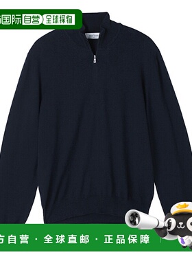 日本直邮Gran Sasso 男士半拉链针织衫大号可选55197 18190 598 L