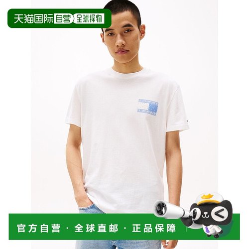 日本直邮TOMMY HILFIGER 常规佩斯利图案旗帜T恤 [TO3203EM012342
